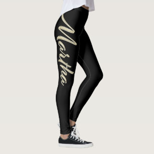 Leggings Pantalon de Martha white gold