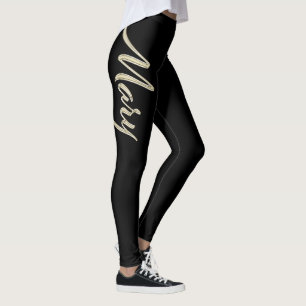 Leggings Pantalon de Mary white gold