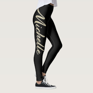 Leggings Pantalon de Michelle White gold