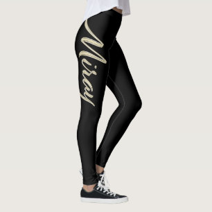 Leggings Pantalon de Miray white gold