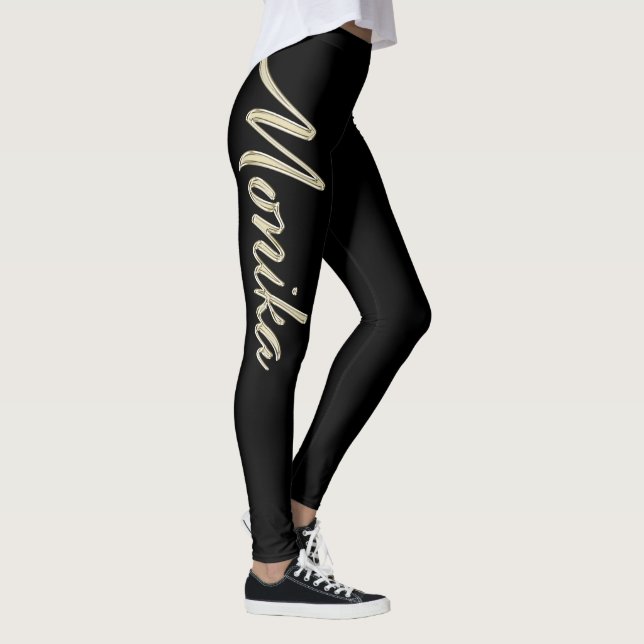 Leggings Pantalon de Monika white gold (Droite)