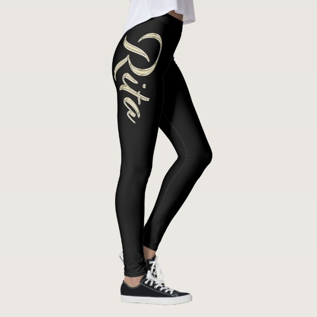 Leggings Pantalon de Rita white gold (Droite)