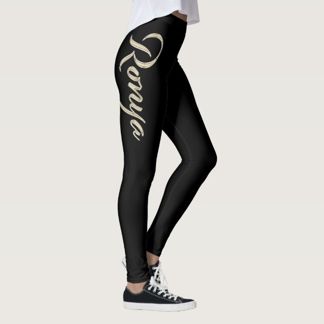 Leggings Pantalon de Ronya white gold (Droite)