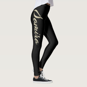 Leggings Pantalon de Samira white gold