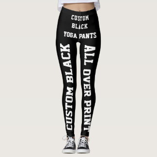 Leggings PANTALON de YOGA fait sur commande d'IMPRESSION de