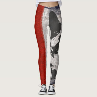 Leggings Pantalon des guêtres des femmes de bouledogue