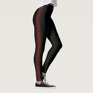 Leggings Pantalon noir de baseball féminin ou de softball e