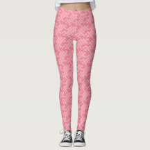 Pantalon rose coquillage Sirène Taille Leggations 