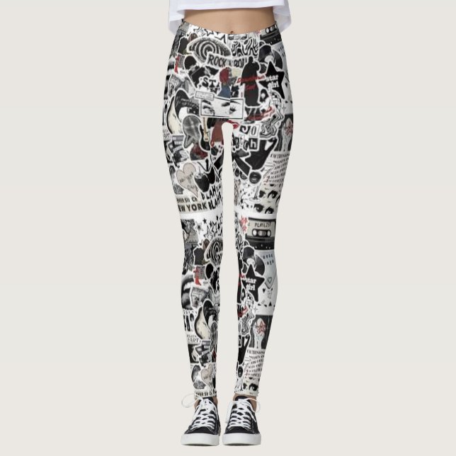 Leggings Pantalon slim taille haute – Élastique, Confortabl (Devant)