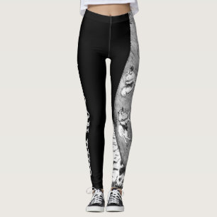 Leggings Pantalon sur des guêtres de Keeshond du feu