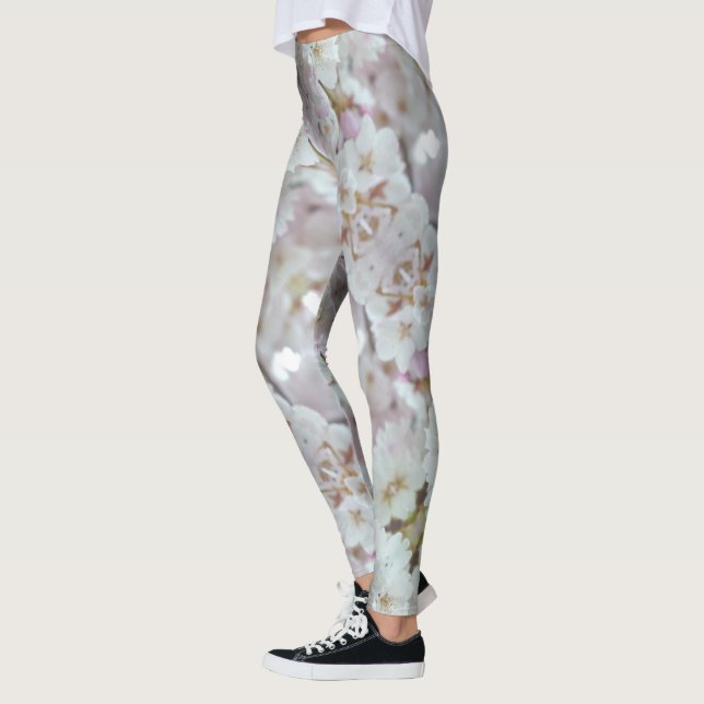 Leggings Pantalons à fleurs de cerisier (Gauche)