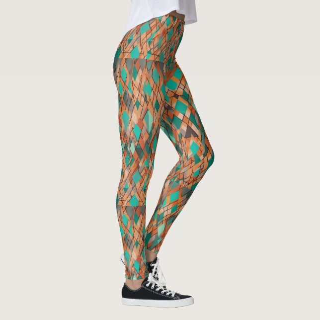 Leggings Pantalons de Yoga imprimés sur mesure Conception t (Droite)