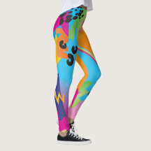 Pantalons de Yoga Motif rétro