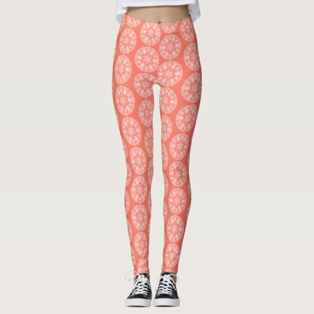 Leggings Papaya Mandala (Devant)
