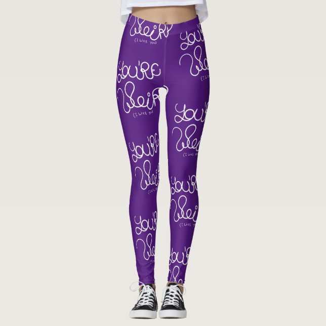 Leggings Papier d'emballage (Devant)