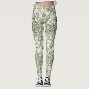 Leggings Papier peint Tulipe de William Morris Classique Ve