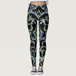 Leggings Papier peint vintage des années 1960