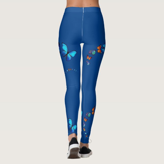 Leggings Papillon aux pattes satyr été Yoga Maditation (Dos)