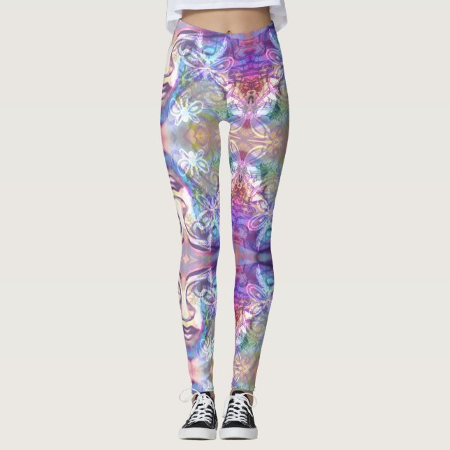 Leggings Papillon Daydream Art Imprimer Leggations (Devant)