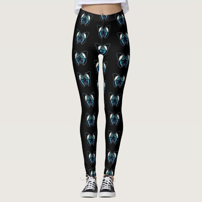 Leggings Papillon exotique (Devant)