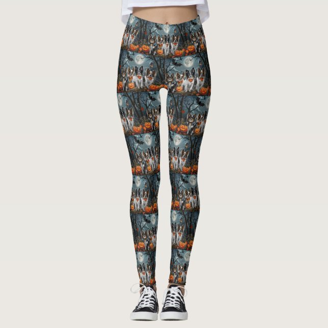 Leggings Papillon Halloween Éffrayant (Devant)