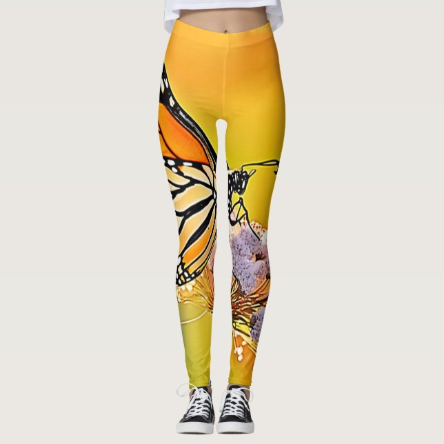 Leggings Papillon Majestic Gros plan (Devant)
