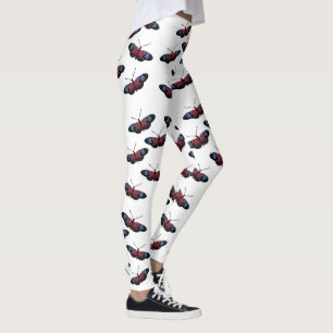 Leggings Papillon noir