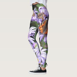 Leggings Papillon sur les fleurs