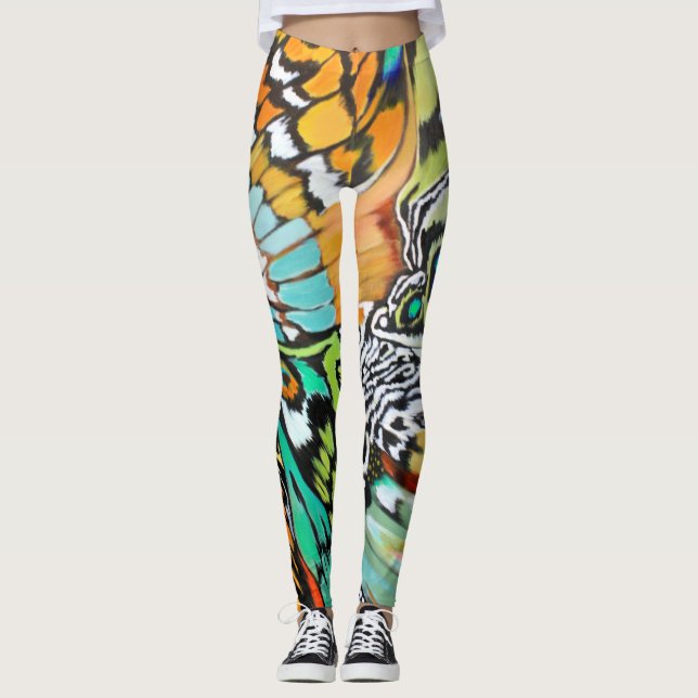 Leggings Papillon surréaliste (Devant)
