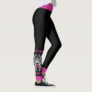 Leggings Papillon/Tribal...Cancer du sein