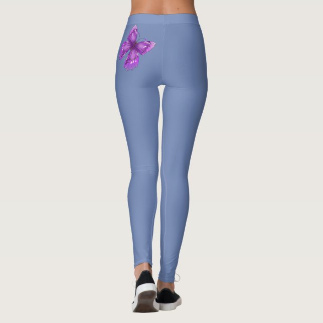 Leggings Papillon Violet Impertinent (Dos)