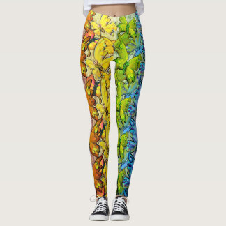 Leggings Papillons arc-en-ciel