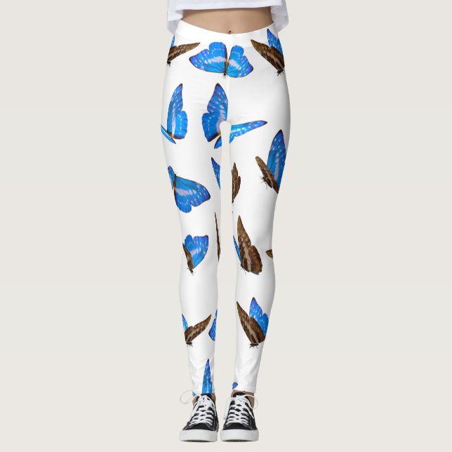 Leggings Papillons bleus (Devant)