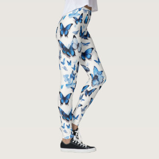 Leggings Papillons bleus vibreux