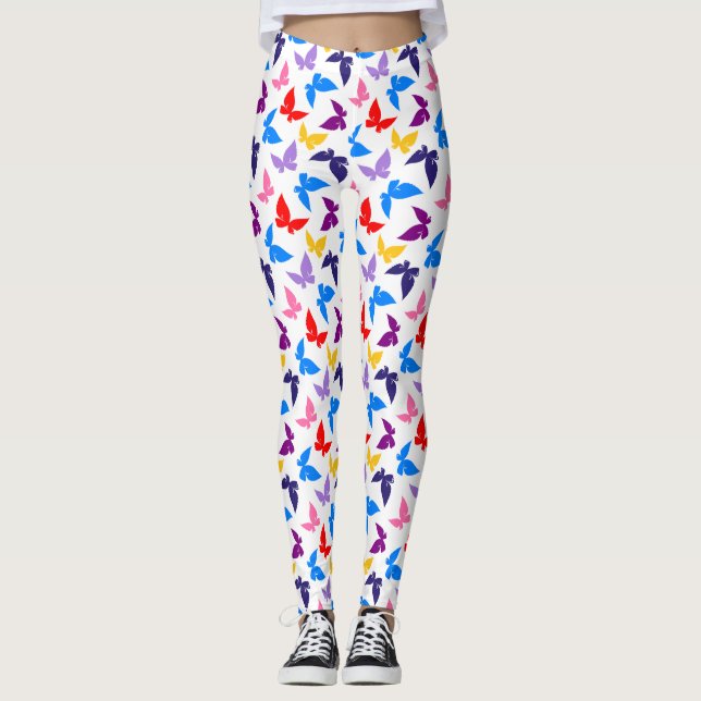 Leggings Papillons colorés (Devant)