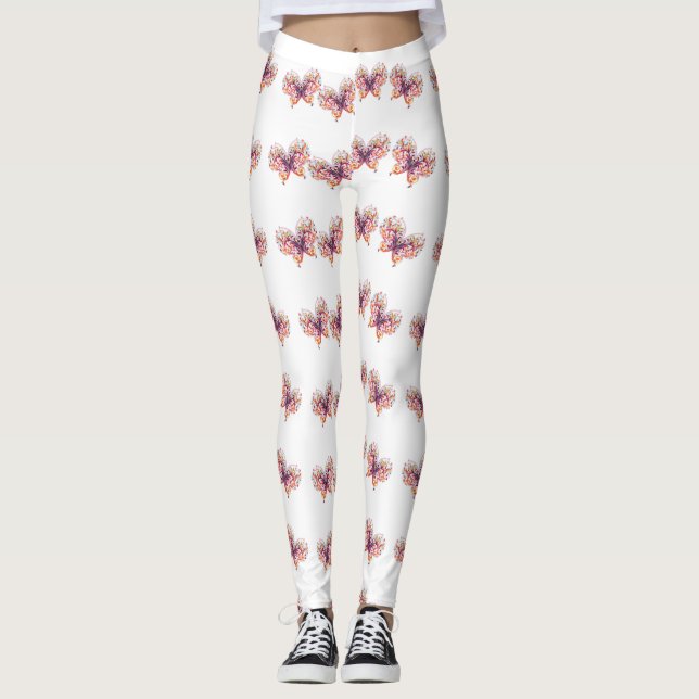 Leggings Papillons de style classique (Devant)