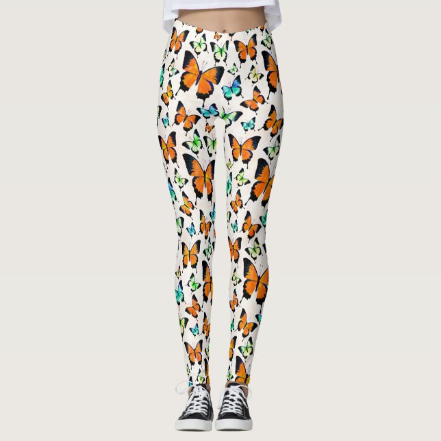 Leggings Papillons d'été  (Devant)