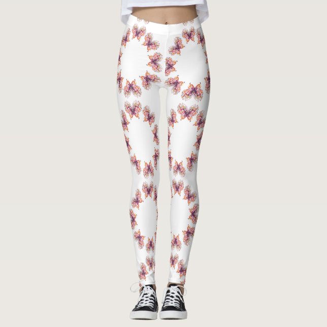 Leggings Papillons Styles Classiques (Devant)