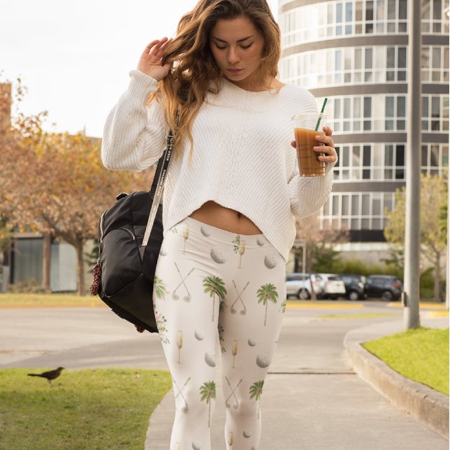 Leggings Par-Tee à Palm Springs | Enterrement de vie de jeu (Créateur téléchargé)