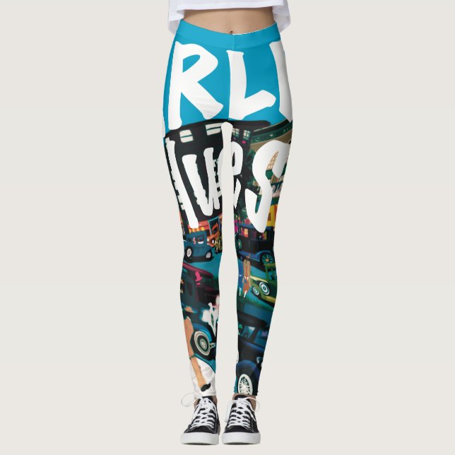 Leggings Parader avec le Blues de Harlem (Devant)