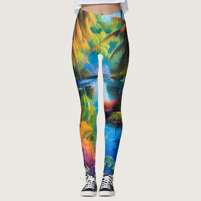 Leggings Paradis tropical II (Devant)
