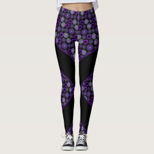 Leggings parapluie violet & coeurs.7 Légendes