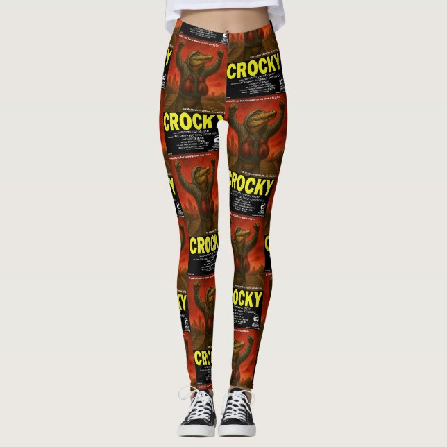 Leggings Parodie de film classique Crocky (Devant)