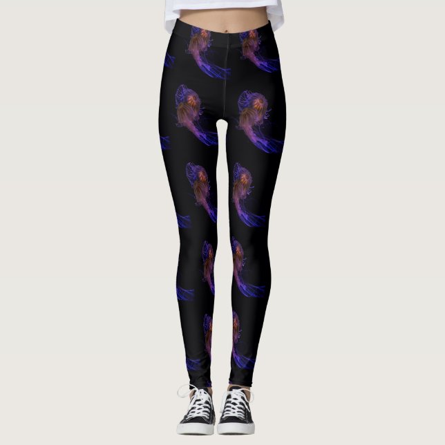 Leggings Partenaires de danse de méduses (Devant)