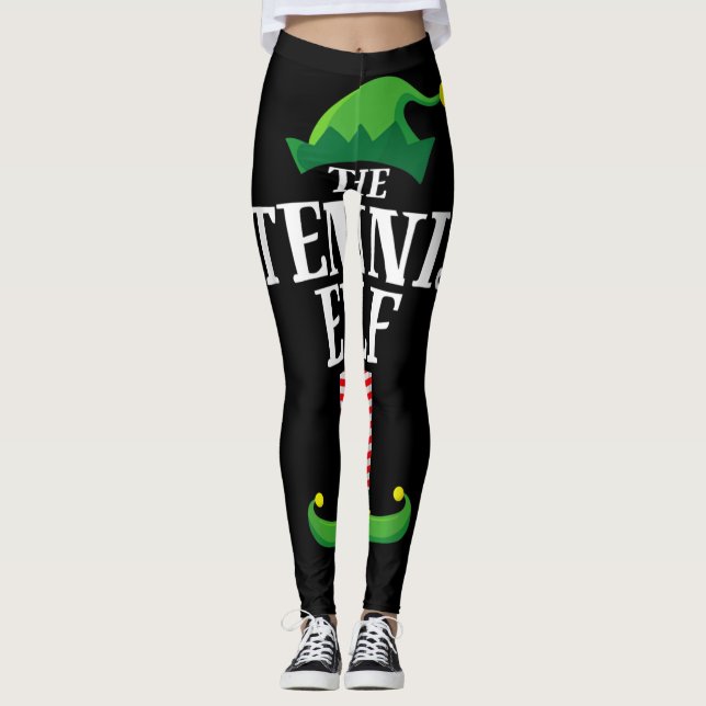 Leggings Parti chrétien de Tennis Elf Matching Family (Devant)