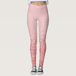 Leggings Parties scintillant or rose Blush Ombre