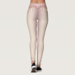Leggings Parties scintillant rose Gold Blush Drives Chic Da<br><div class="desc">Rose Gold Blush Parties scintillant Sparkle Drips Chic Rose Girly Modern - Ajouter votre texte unique / nom - Faire votre cadeau spécial - Redimensionner et déplacer ou supprimer et ajouter du texte / des éléments avec outil de personnalisation. Conception par MIGNED. Veuillez voir mes autres projets. Vous pouvez également...</div>