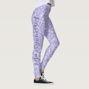 Leggings Parties scintillant rose pâle foncé TEXTE PERSONNA