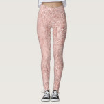 Leggings Parties scintillant rose rose or Blush en verre br<br><div class="desc">florenceK conception de glam</div>