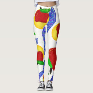 Leggings Parties scintillant Rosh Hashanah shofar pommes et